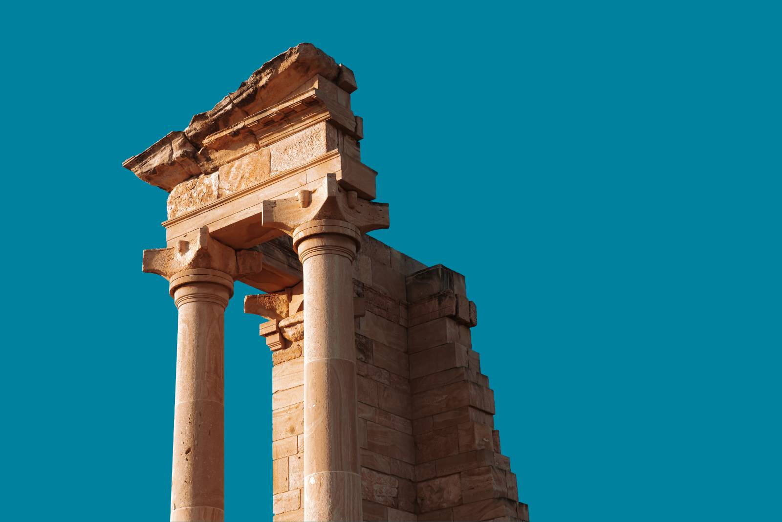 Guide leading travelers through a landmark